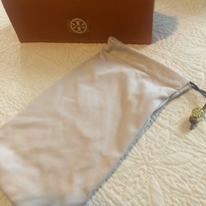 Tory Burch sun glass case and pouch plus bonus used case